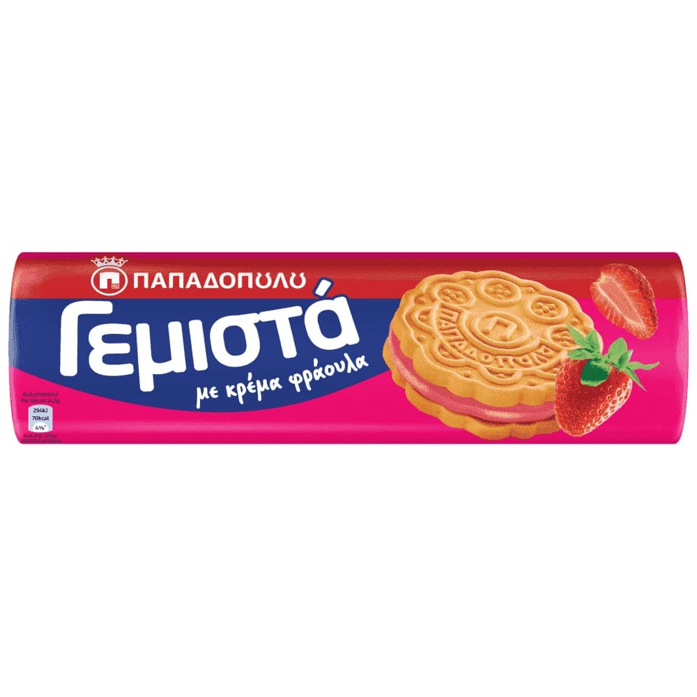 Бисквити с Пълнеж Ягода