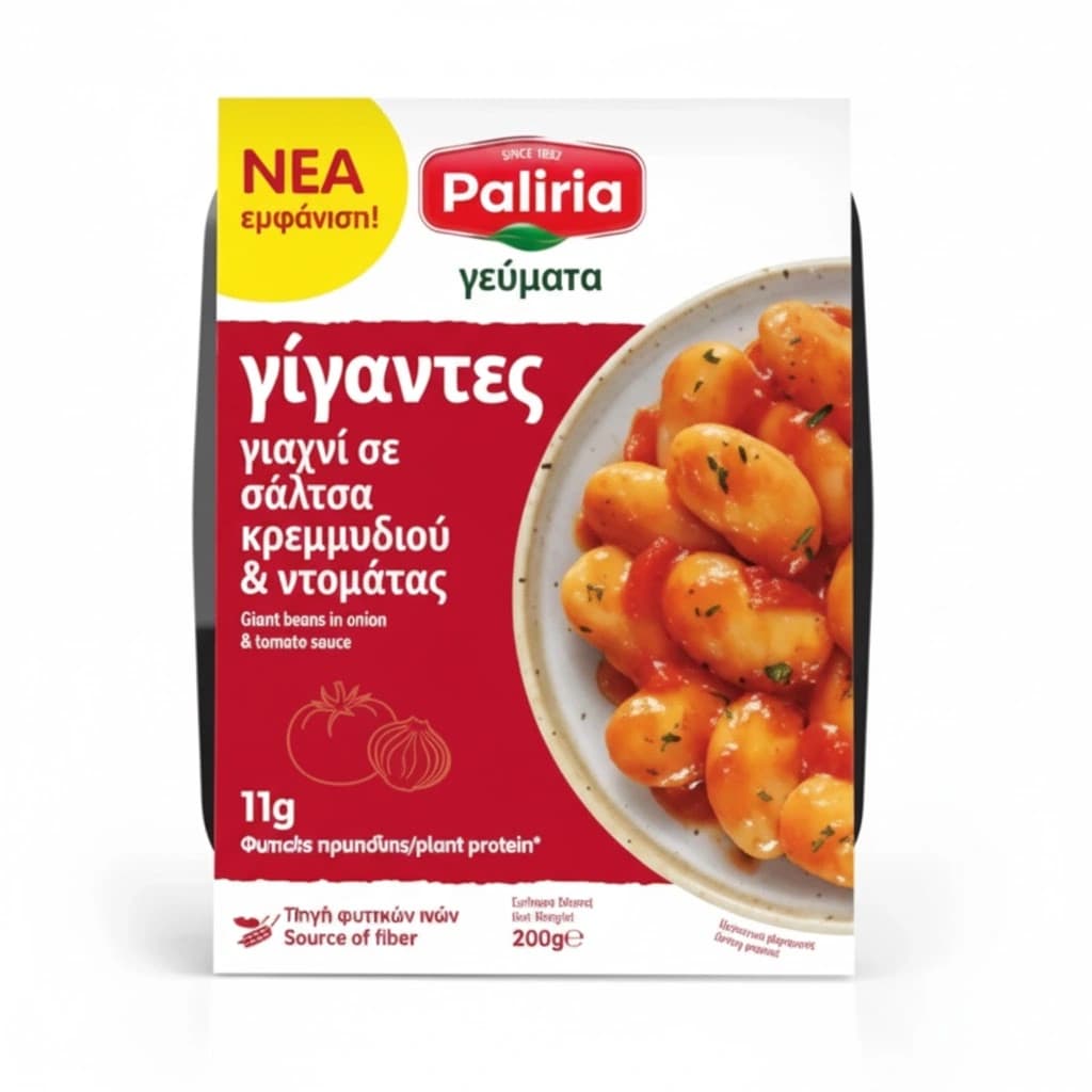 Palirria Gigantes in Onion & Tomato Sauce