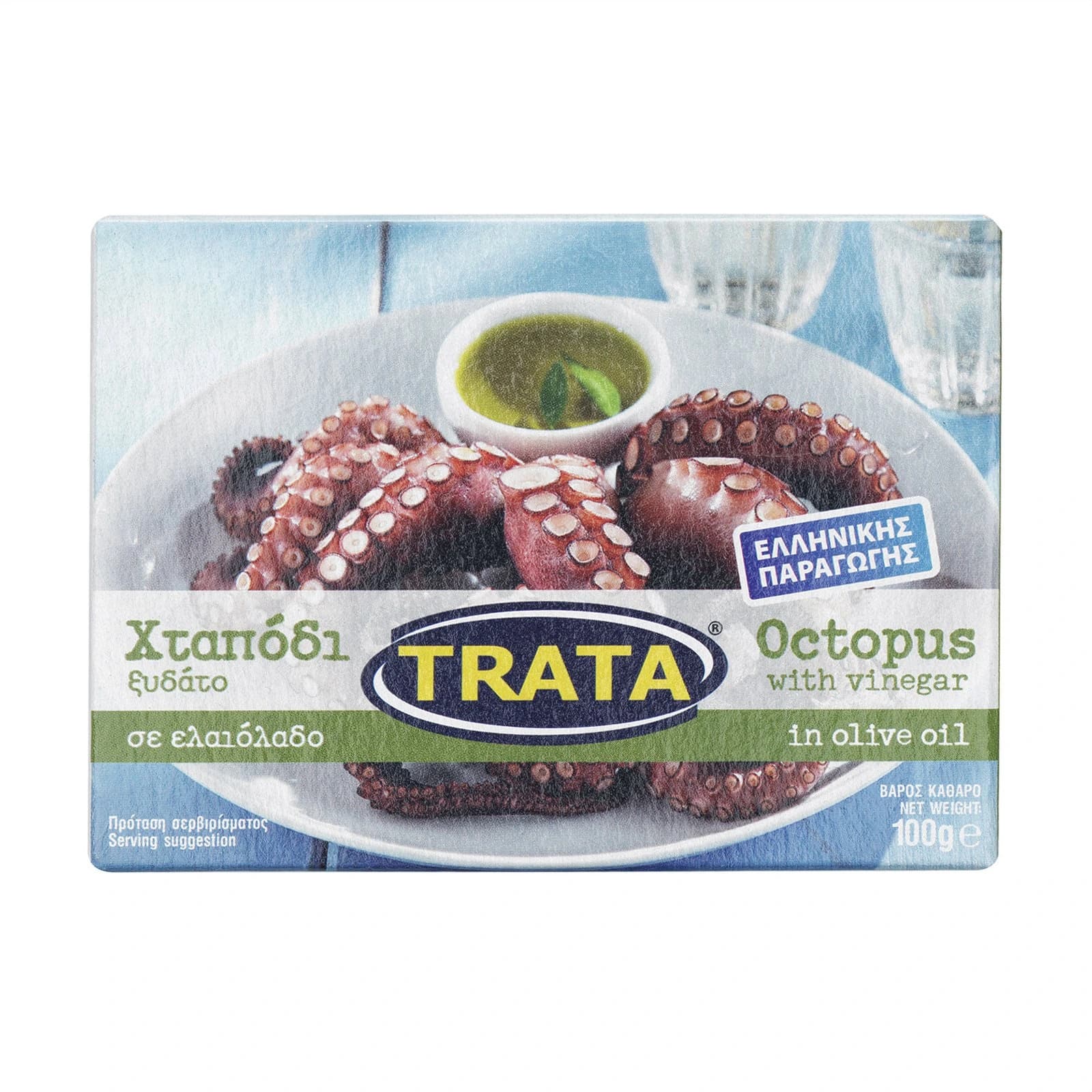 TRATA Marinated Octopus in Vinegar & Olive Oil, 100g