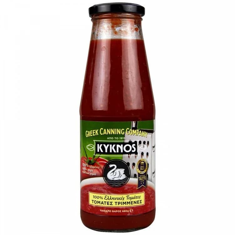 Kyknos Grated Tomatoes, Glass Jar, 680g