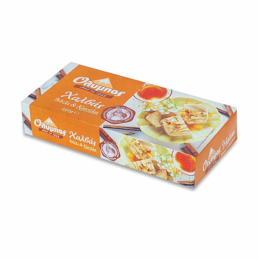Olympos Halva with Honey & Cinnamon, 250g