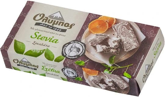 Olympos Halva with Dark Chocolate & Stevia, 250g